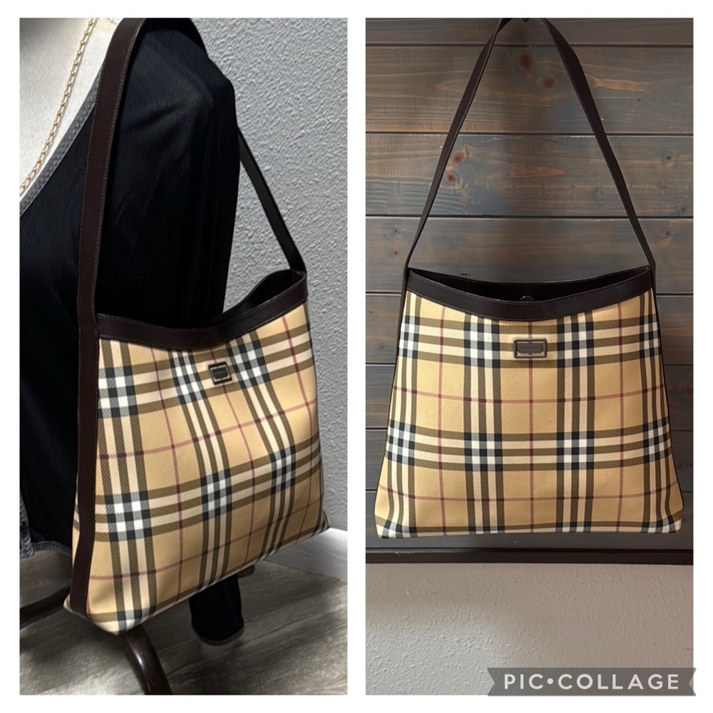 Authentic Burberry Nova Check Shoulder Bag